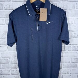 NWT ($80) Nike Dri-Fit BLUE POLO Shirt Mens S